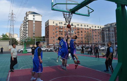 超燃～精彩“篮”不住！91传媒
与吉林省肝胆病医院举行篮球互访友谊赛